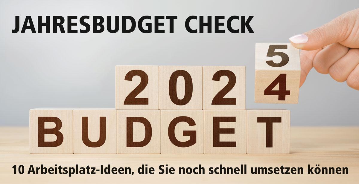 Jahresbudget Check – 10 Arbeitsplatz-Ideen, die Sie noch schnell umsetzen können –